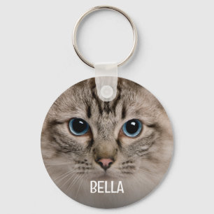 Llavero Moderno Minimalista Divo Gato Amante Mascota
