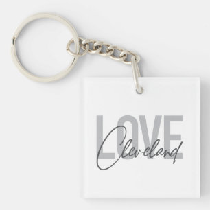 Llavero Moderno, simple, urbano, moderno diseño Love Cleve