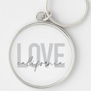 Llavero Moderno, urbano, moderno, genial diseño Love Calif