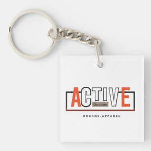 Llavero Modo Activo Activado – Diseño Mantén la Forma Mant