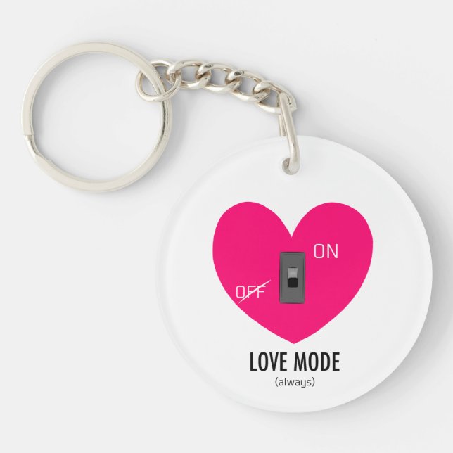 Llavero Modo amor Activado (Frente)