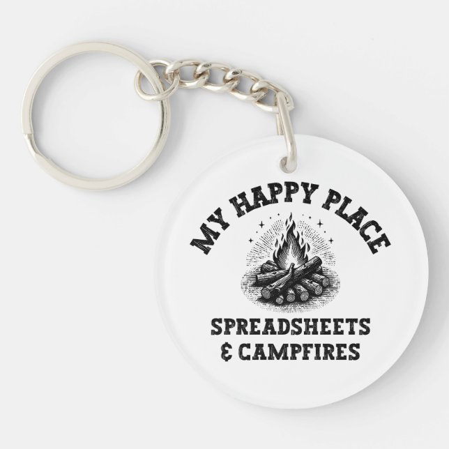 Llavero Modo de acampada: fuera de la red - Gracioso regal (Frente)