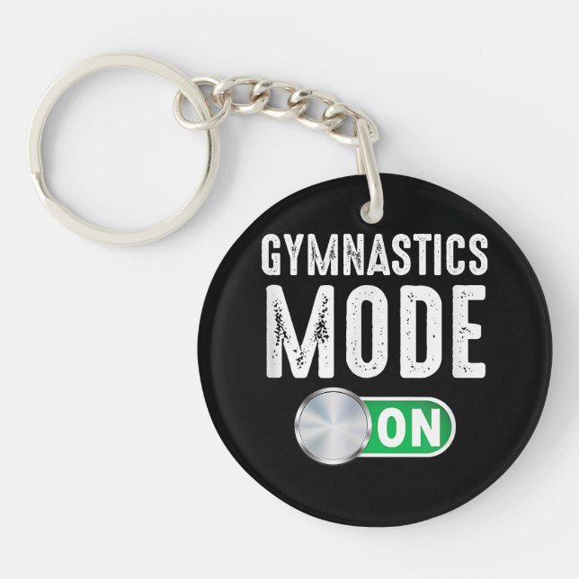 Llavero Modo De Gimnasia En El Atleta Gymnast De Guay (Frente)