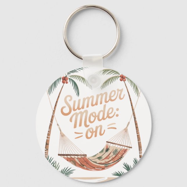 Llavero Modo de verano activado (Anverso)