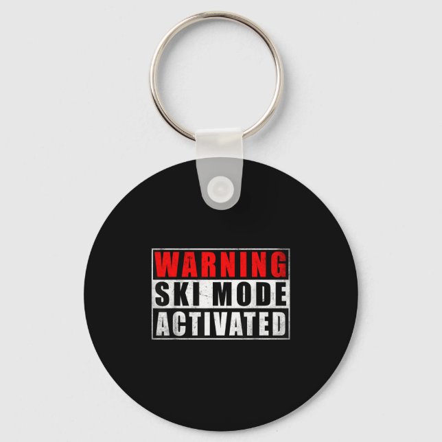 Llavero Modo Ski de advertencia activado _2 (Anverso)