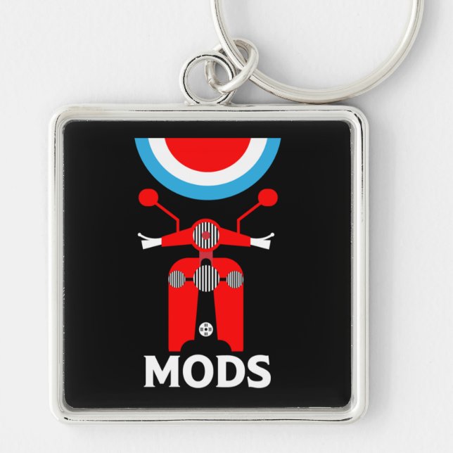Llavero Modos Y Rockeros Británicos Inspirados En La Vinta (Frente)