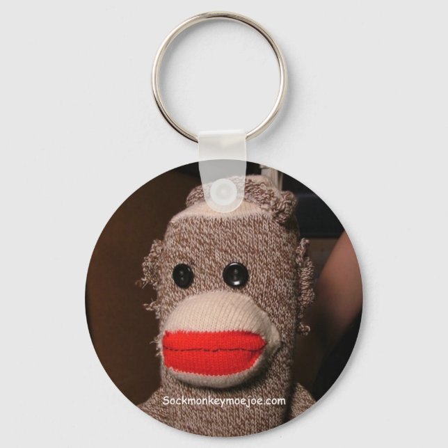 Llavero Moe Sock Monkey Keychain (Anverso)