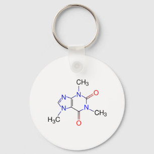 Llavero Molécula cafeína