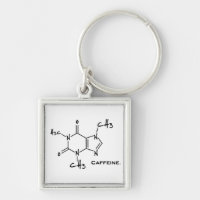 Molécula de Caffiene (estructura química)