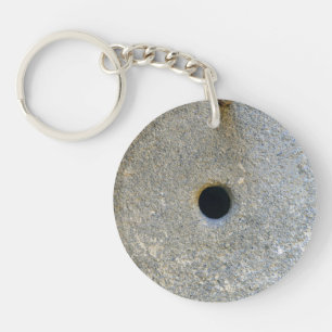 Llavero molino de molino de piedra harina trigo cereal gri