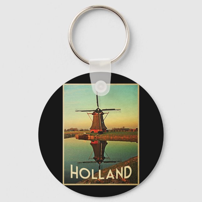 Llavero Molino de viento Holland (Anverso)