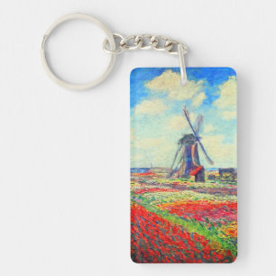 Llavero Molino de viento Monet Tulips
