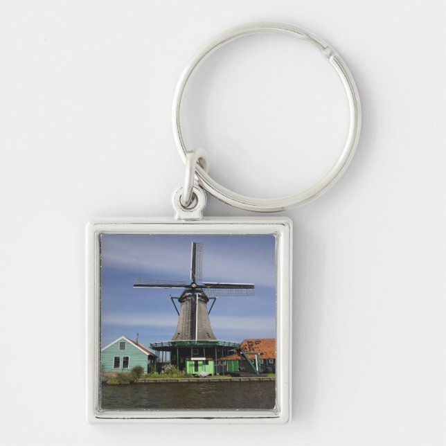 Llavero Molino de viento, Zaanse Schans, Holanda, Países B (Frente)