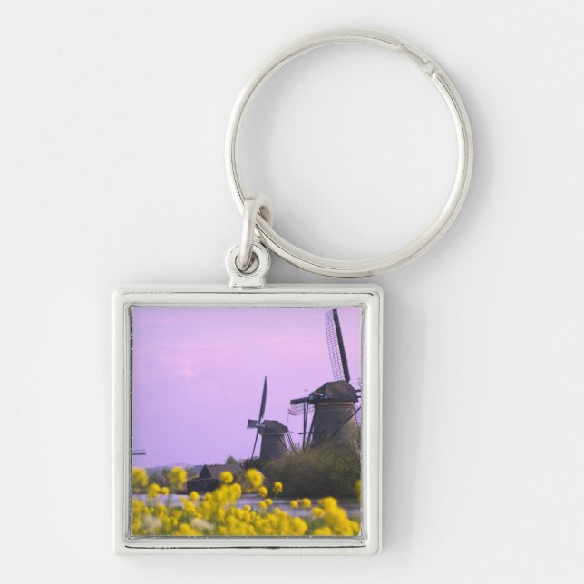 Llavero Molinos de viento a lo largo del canal de Kinderdi (Frente)