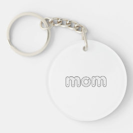 Llavero Mom Alphabet Tracing Mother's Day Gift Acrylic
