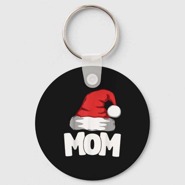 Llavero Mom Christmas Santa Matching Family  (Anverso)