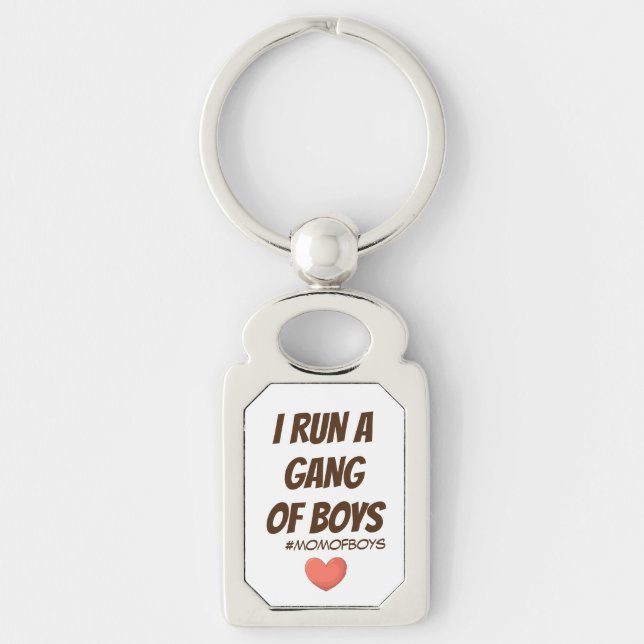 Llavero MOM FUNNY BOY GANG keychain (Anverso)