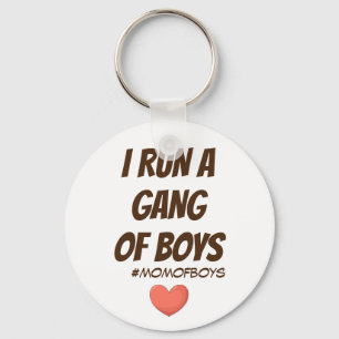 Llavero MOM FUNNY BOY GANG keychain