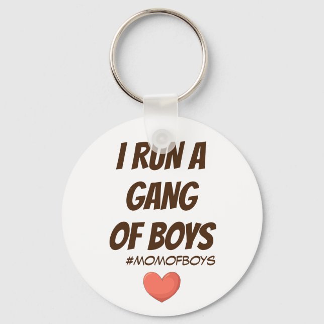 Llavero MOM FUNNY BOY GANG keychain (Anverso)