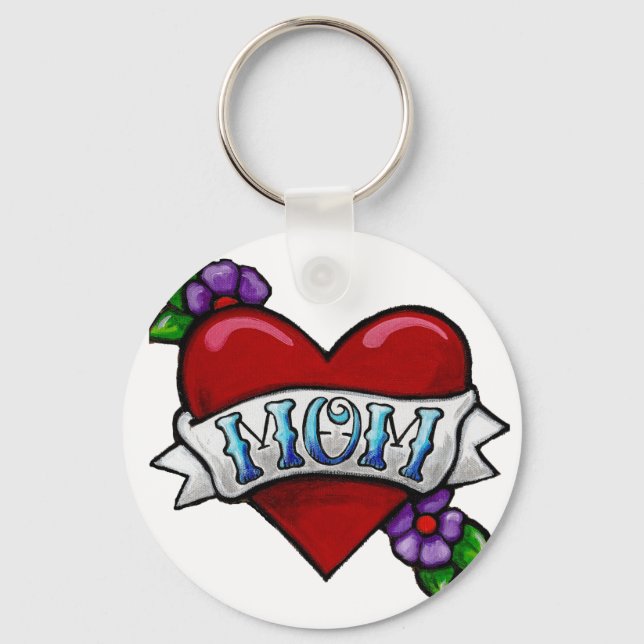 Llavero Mom Tattoo Keychain (Anverso)