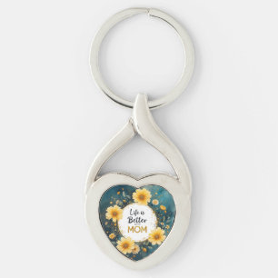 Llavero MOM Yellow Wildflowers Butterflies