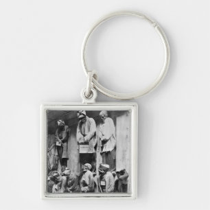 Llavero Momias de la catacumba en Palermo, Italia