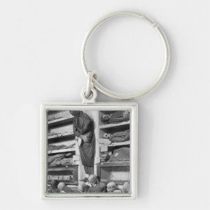 Llavero Momias en las catacumbas de Palermo, Italia