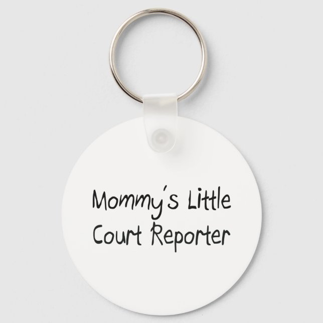 Llavero Mommys Little Court Reporter (Anverso)