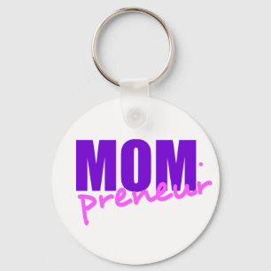 Llavero Mompreneur con el guión del punto, dos colores
