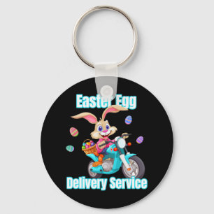 Llavero Moms Dads Easter Eging Delivery Service Bunny Moto
