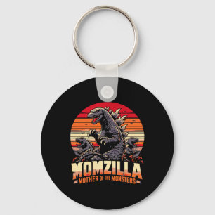 Llavero Momzilla Curiosa Madre De Monstruos Retro Cumpleañ