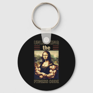 Llavero Mona Lisa Bodybuilding Musc Gym Halterofilia Wo