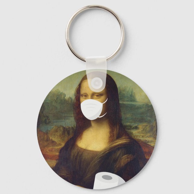 Llavero Mona Lisa de Cuarentena (Anverso)