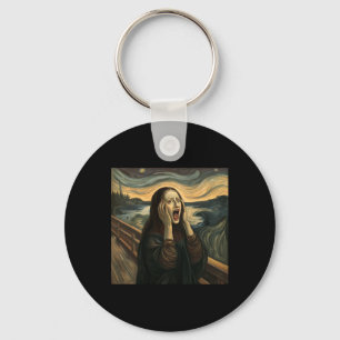 Llavero Mona Lisa El Grito Vestuario De Halloween Arte Fie