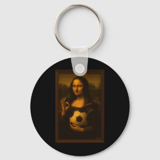 Llavero Mona Lisa Loves Soccer 