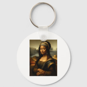 Llavero Mona Lisa Negra Historia Negra Estadounidense Mon