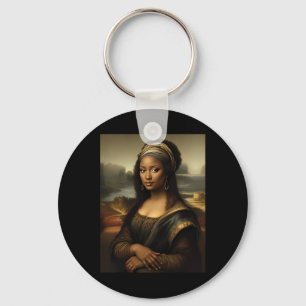 Llavero Mona Lisa Negra Historia Negra Estadounidense Mon