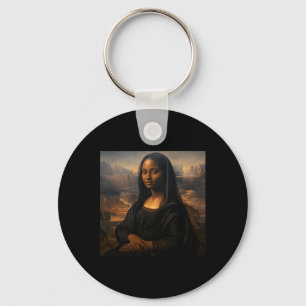 Llavero Mona Lisa Negra Mes de la Historia Negra Juneteent