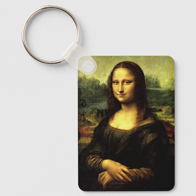 Llavero Mona Lisa, pintura famosa, (Anverso)