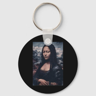 Llavero Mona Lisa por Alphaone Black Afro Queen Historia N