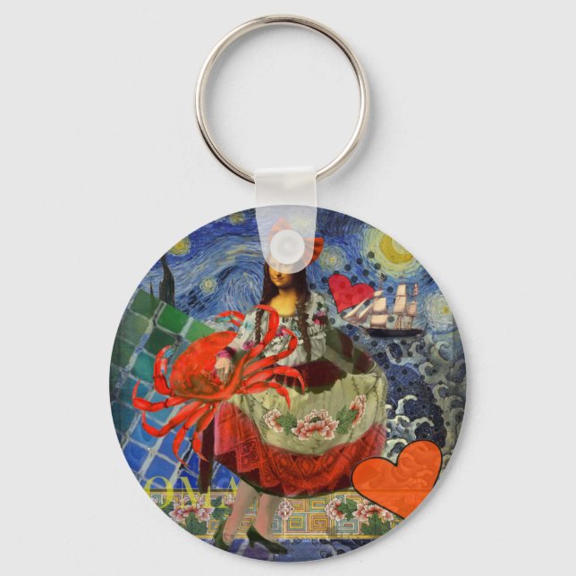 Llavero Mona Lisa y el Cangrejo (Anverso)