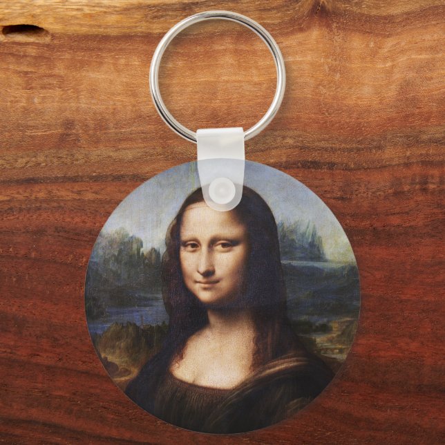 Llavero Mona Lisa y Leonardo da Vinci / Italia antigua (Anverso)