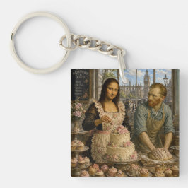 Llavero Mona Lisa y Van Gogh Bake Off
