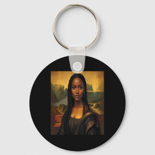 Llavero Mona Negra Lisa Historia Negra Reina Africana 1