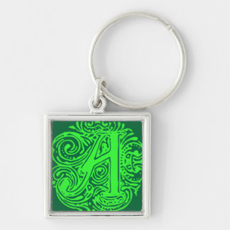 Llavero Monarquia Verde "A"