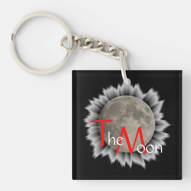 Llavero Mond, Lune, Luna, Glina, Moon Schlüsselanhänger (Frente)
