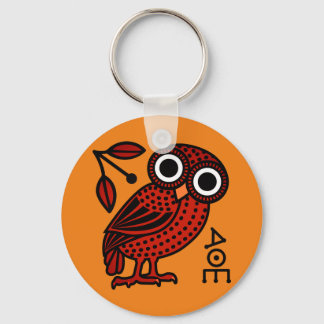 Llavero Moneda Cute Athenian Owl Tetradrachm Antigua Greci