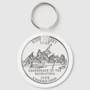 Llavero Moneda de curso de Nueva Jersey