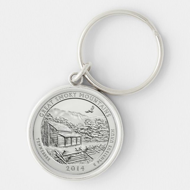 LLAVERO MONEDA DE GREAT SMOKY MOUNTAINS (Frente)