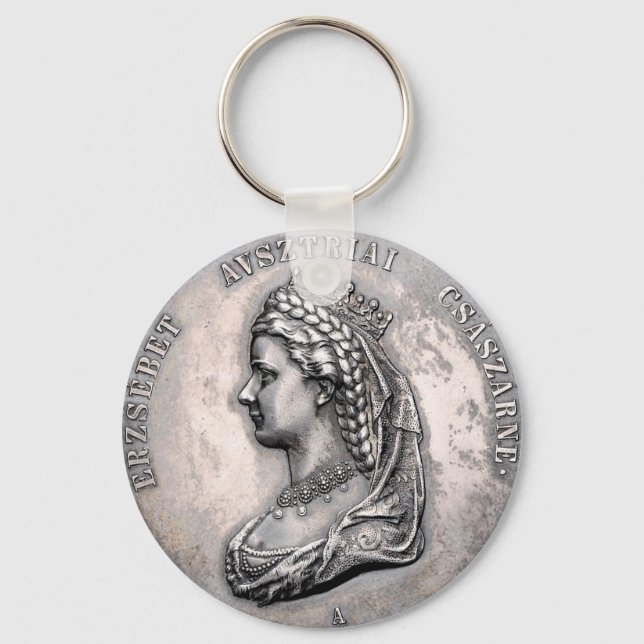 Llavero Moneda de la emperatriz Elisabeth de Austria (Anverso)